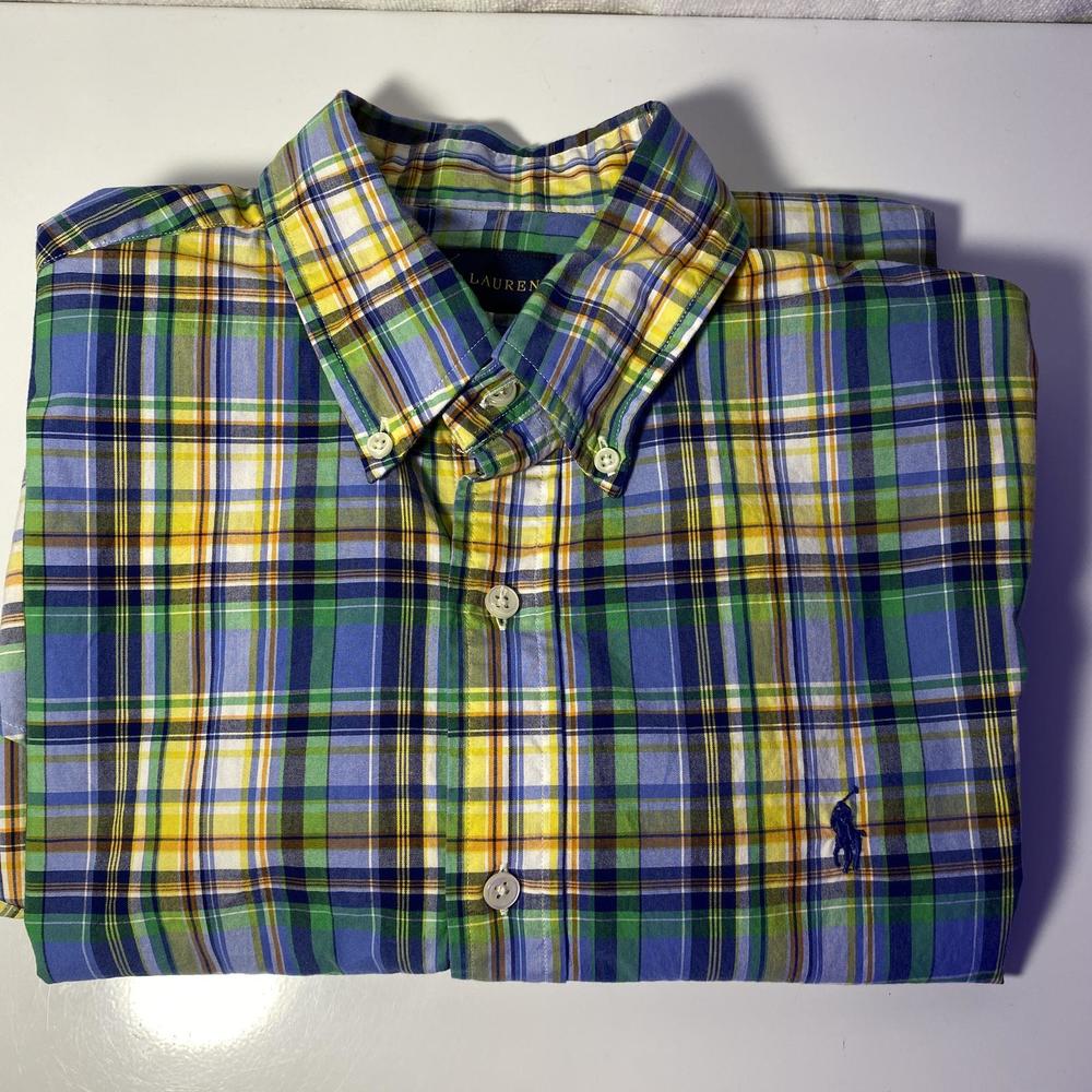 Ralph Lauren button down plaid - Picture 9 of 9